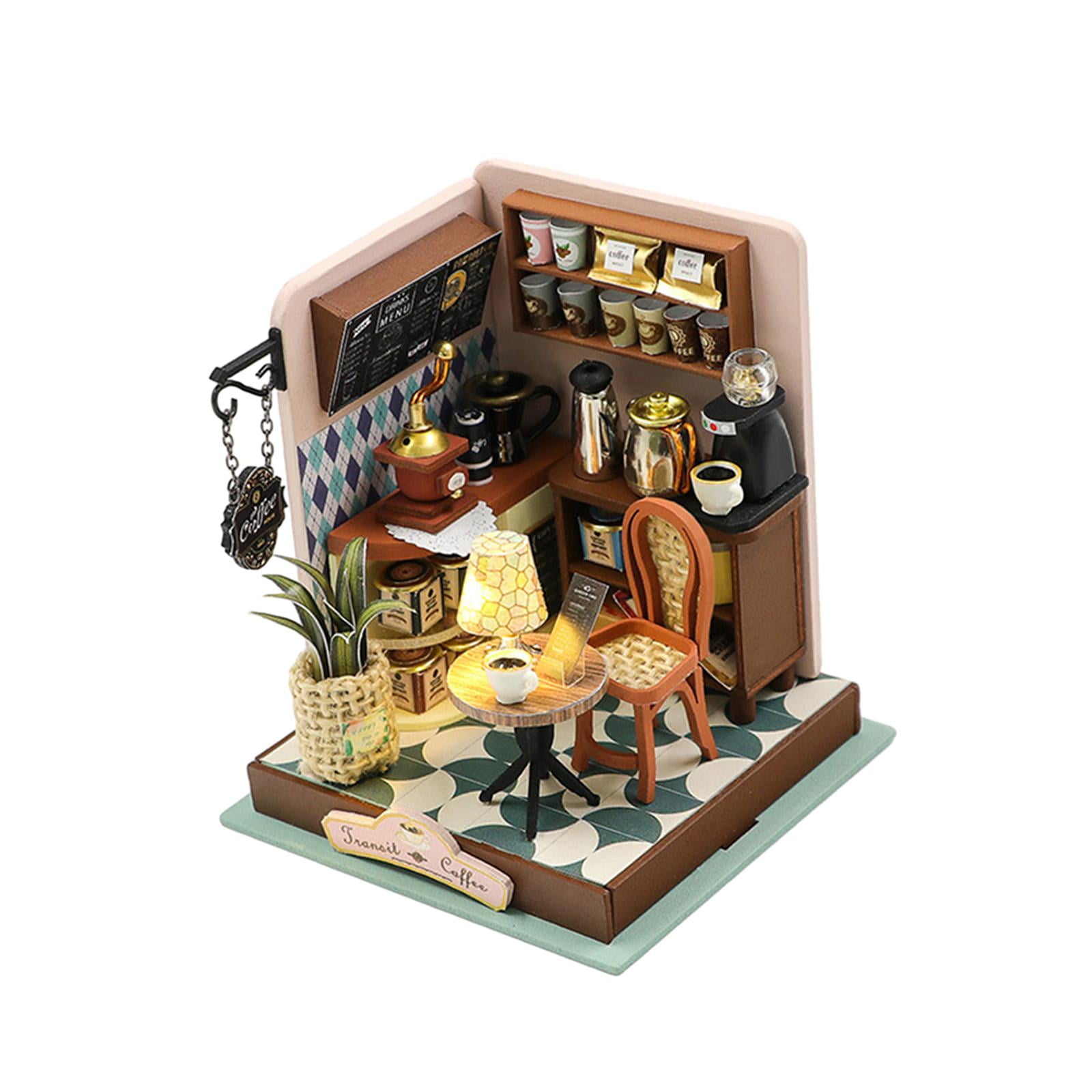 Bothyi - Kits De Casa De Muñecas En Miniatura Artesanales, Luz Led, Caja De Habitación De Madera Moderna, Manualidades, Estilo A