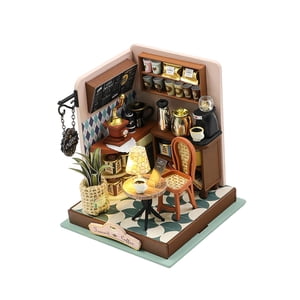 Bothyi - Kits De Casa De Muñecas En Miniatura Artesanales, Luz Led, Caja De Habitación De Madera Moderna, Manualidades, Estilo A