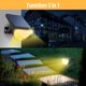 thumbnail image 4 of Focos solares exteriores GKGG, 76 LED, IP65, impermeables, paquete de 4, 4 of 9