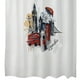 thumbnail image 3 of Cortina para Baño Estampada London Big Ben con Forro 2 Piezas, 3 of 4