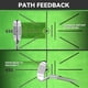 thumbnail image 2 of Alfombrilla de golf COSPORTIC para entrenamiento de golf, 40 x 30 cm, 2 of 7
