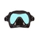 thumbnail image 4 of Máscara de buceo Oceanways Superview-HD de silicona negra, 4 of 5