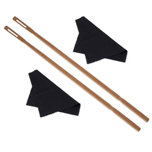Bothyi - Limpiador De Flauta Suministros De Limpieza De Flauta Multifuncional Para Limpieza Pulido 2 Piezas Varilla 2 Piezas Paño