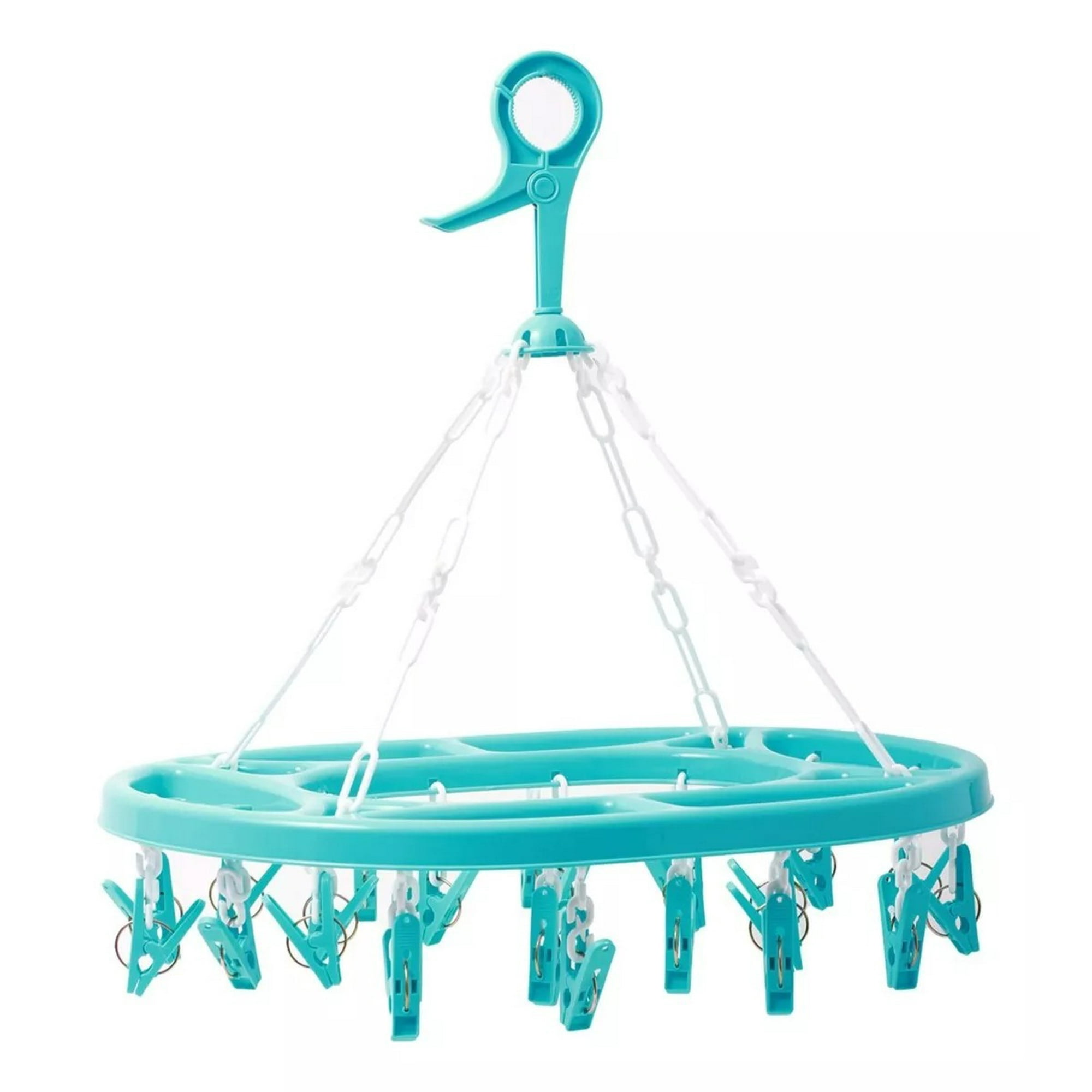 Reyplast - Colgador Múltiple De Ropa Ovalado 24 Ganchos