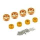 thumbnail image 2 of Cubo De Rueda De Metal Con Tornillos Tuercas Ruedas Para WPL B-14 B-14K 1/16 RC Car C-34k Gold, 2 of 5