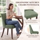 thumbnail image 4 of Sillas de comedor COLAMY juego de 2 color verde estilo mediados del siglo, 4 of 7