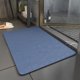 thumbnail image 1 of suxuMhao Tapete de Baño Azul Antideslizante, Tapete de Baño Absorbente de Agua de Secado Rápido, Tapete de Piso Gruesa y Suave para el Hogar, Tapete de Decoración de Baño Interior Estable, 1 of 4