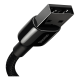 thumbnail image 1 of Cable tungsteno usb-a / lightning carga rápida 1 Negro, 1 of 3