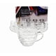 thumbnail image 3 of Tazas cafe vidrio set 6 piezas 150ml cuadros, 3 of 3