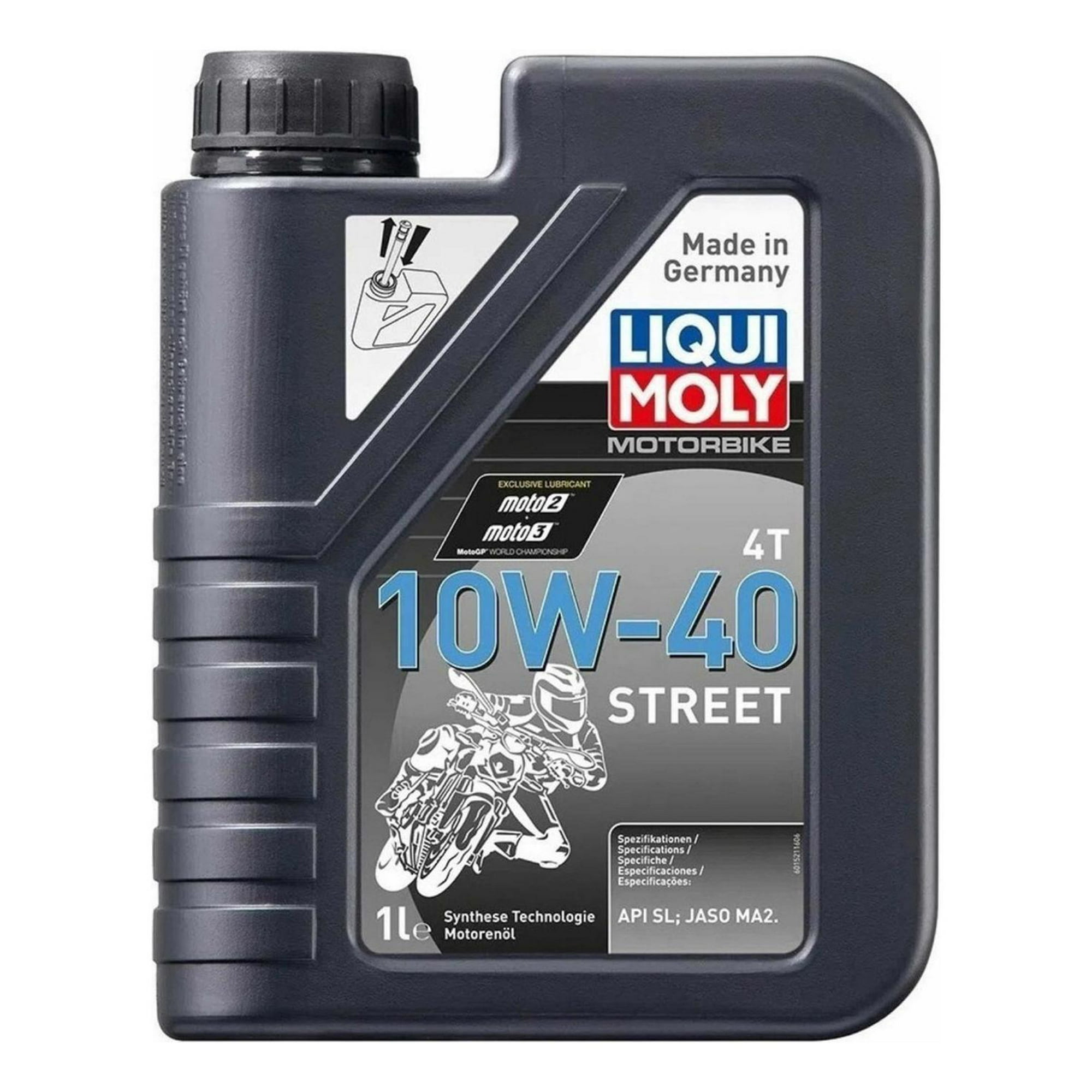 Aceite Para Moto Liqui Moly 10w 40 Sintetico 1l