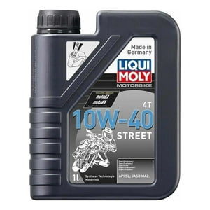 Aceite Para Moto Liqui Moly 10W 40 Sintetico 1L Negro