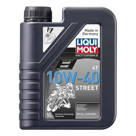 Aceite Para Moto Liqui Moly 10W 40 Sintetico 1L
