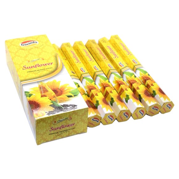 Incienso Govinda Girasol 120 Varillas Masala