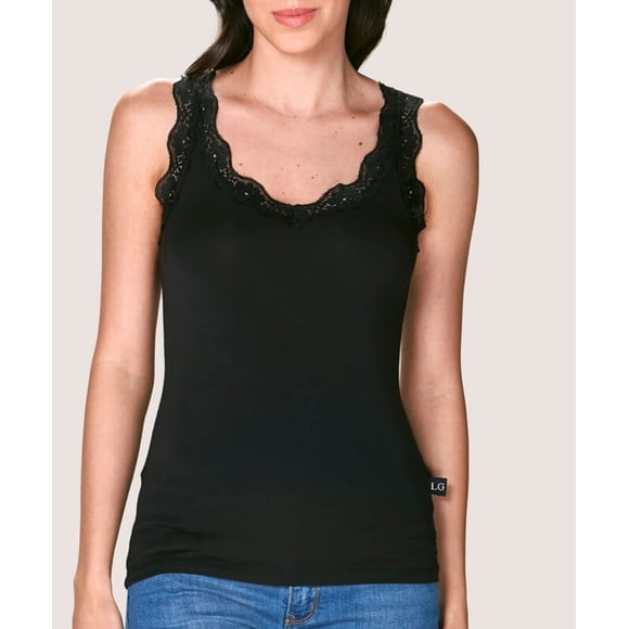 Camiseta Bamboo Mujer Lady Genny K-743 Encaje