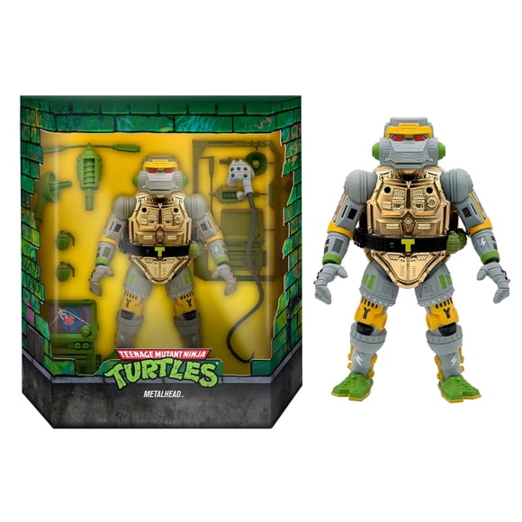 Figura de acción Super7 ULTIMATES! Teenage Mutant Ninja Turtles Metalhead, 18 cm