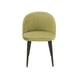 thumbnail image 2 of Silla Velvet Respaldo Liso Base Negra, 2 of 3