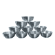 thumbnail image 1 of Pack 10 unidades moldes empolvado 8cm aluminio, 1 of 3