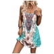 thumbnail image 1 of Vestido De Mujer Mini Corte Évase Estampado Con Tirantes Finos, 1 of 7