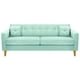 thumbnail image 1 of Sofa New Retro 3CG Felpa 01 Verde Agua, 1 of 6