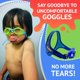 thumbnail image 2 of Gafas de natación Frogglez, sin dolor, para niños menores de 10 años, teñidas con rayos UV, 2 of 6