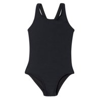 Samia - Traje De Baño Deportivo De Niña Negro 12 Meses