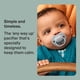 thumbnail image 2 of Chupete Tommee Tippee Anytime Matte, de 0 a 6 meses, baglet simétrico, patucos sin BPA, azul/verde, paquete de 6, 2 of 8