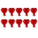 thumbnail image 1 of 10 Globos De Aluminio De 5 Pulgadas Para Bodas, Baby Shower, Graduación, Aniversario, Adornos, Corazón Rojo, 1 of 4