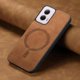 thumbnail image 3 of Magnetic Slim Case for Motorola Moto G Play 2024 5G with Camera Guard & Anti-Scratch Back Brown, 3 of 6