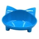 thumbnail image 1 of Lindo Tazón De Fuente De Agua Con Forma De Orejas De Gato Para Mascotas, Cuenco Ancho Antideslizante Azul, 1 of 5