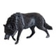 thumbnail image 2 of Mini Estatuilla De Lobo Artesanal, Juguetes De Animales En Miniatura Para Niños, Niñas, Niños, Negro, 2 of 3