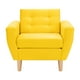 thumbnail image 1 of Sofa Bote 1c Felpa 05 Amarillo, 1 of 6