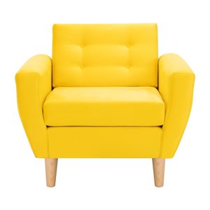 Bodevir - Sofa Bote 1C Felpa 05 Amarillo