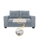 thumbnail image 3 of Sofa Roma 2c Res Felp Gris, 3 of 5
