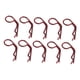 thumbnail image 2 of 10pcs RC Cuerpo Clips Pines R-Pin Para 1/8 1/10 1/12 RC Racing Vehicle Car Decor Rojo, 2 of 5