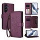 thumbnail image 1 of Funda Cartera Mariposa para [Samsung Galaxy A55 5G] con Soporte y Cremallera Violeta, 1 of 6
