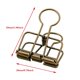 thumbnail image 2 of Clips de sujeción Rddconkit mediano 20 uds bronce, 2 of 6