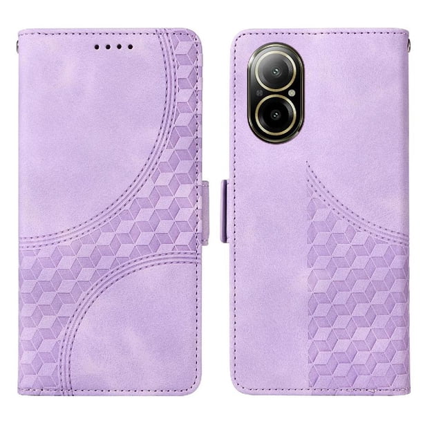 Carcasa FOXDOCK Realme C67 4G de cuero PU, diseño acolchado clásico, protección contra caídas y rayones