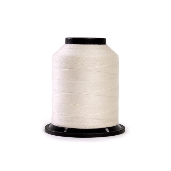Thread Finesse hilo de poliéster blanco 3 cabos 50 wt, 1.100 yardas