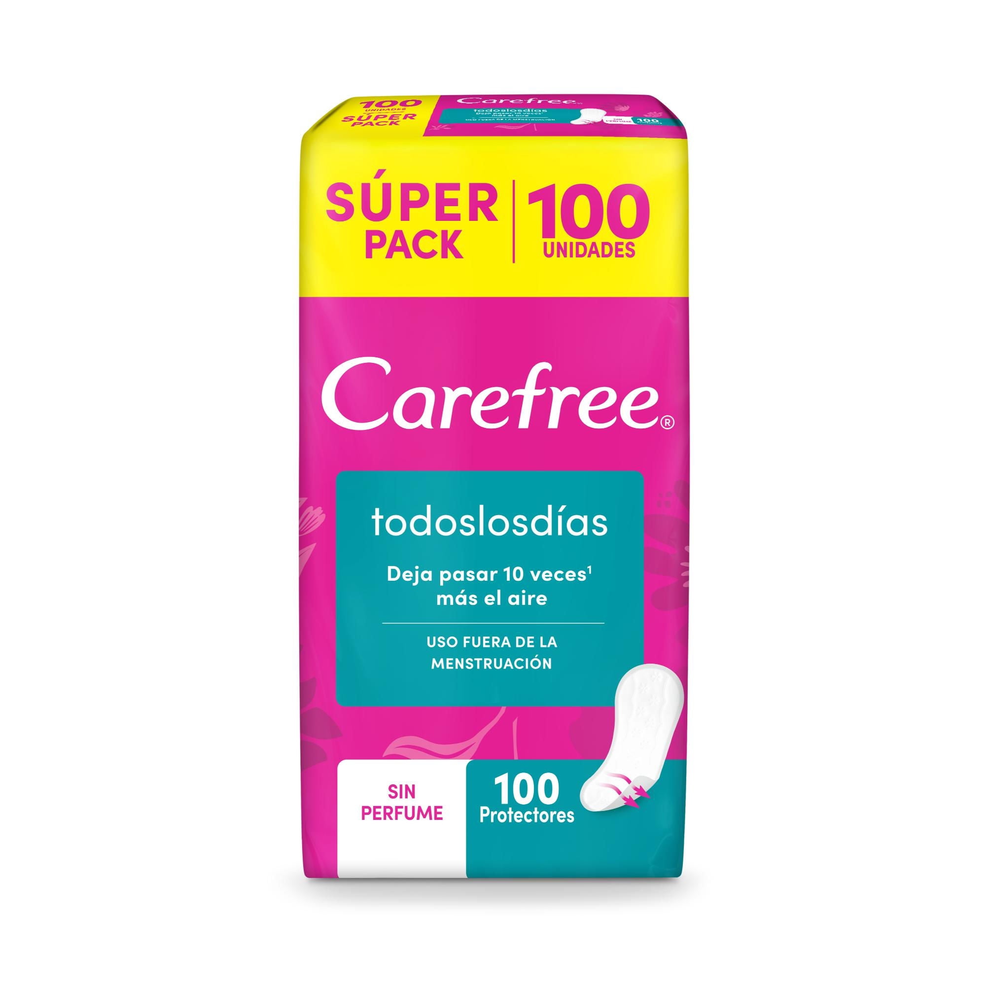 Protector Diario Todos Los Días 100 Un Carefree