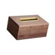 thumbnail image 1 of Portuito De Tejido Madera De Madera Dispensadora De Servilletas Rectangulares Nórdicas Para Escritorios Hotel Car C, 1 of 5