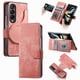 thumbnail image 1 of Funda Billetera Magnética para Samsung Galaxy Z Fold 4 Soporte Tarjetas Desmontable Rosa, 1 of 6