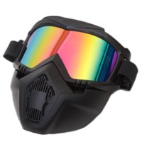 Ioensy - Casco De Soldador Cómodo Para El Trabajo En Casa Gafas De Soldador Desmontables Máscara De Soldador Barbilla Redonda De Colores