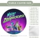 thumbnail image 2 of Mantel Ajustado Redondo Desmarcar Noche del Zoopocalipsis 120 cm, 2 of 6