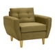 thumbnail image 2 of Sofa Bote 1c Felpa 01 Verde Musgo, 2 of 6