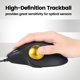 thumbnail image 4 of Bola de trackball Perixx 34 mm Acabado Brillante Dorado PERIPRO‑303 GGO, 4 of 7