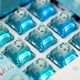 thumbnail image 5 of Switch Akko Creamy Cyan Clicky 50 gf prelubricado para teclado, 5 of 8