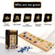 thumbnail image 3 of Juego de mesa Point Games Solid Pine Mancala w/ Marbles 6+, 3 of 6