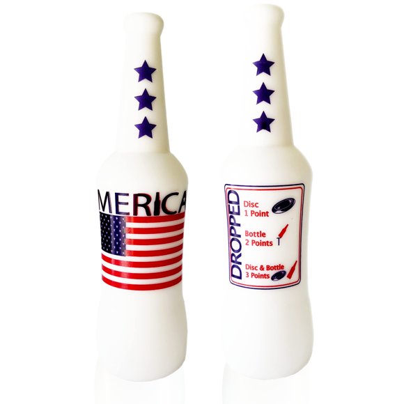 Bash Brands Bottle Bash 175 g Rojo/Blanco/Azul – Pack de 2