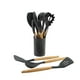 thumbnail image 1 of Set 11 Utensilios Cocina Antiadherentes Silicona Negro, 1 of 3