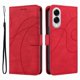 thumbnail image 5 of Funda tipo cartera con tapa para Samsung Galaxy S25 Edge con tarjetero, soporte y cubierta magnética Rojo, 5 of 5